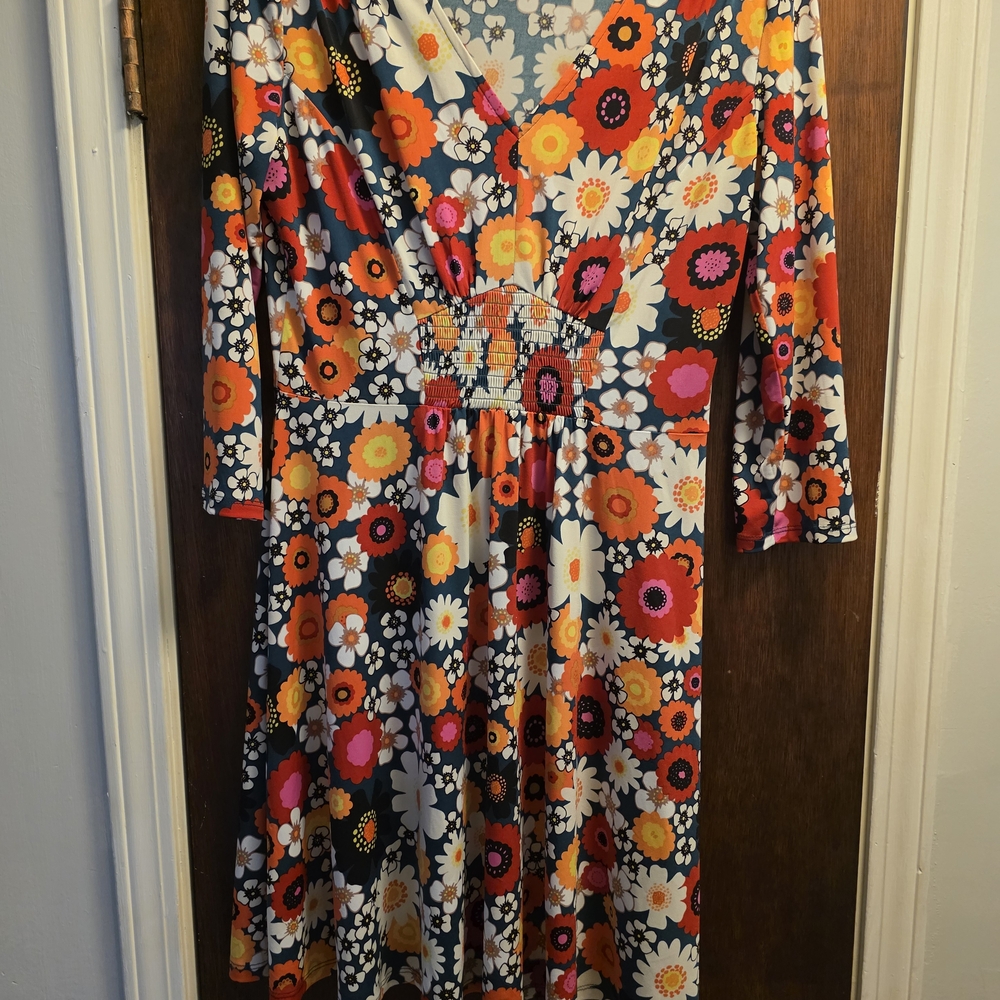 Maggy London Multicolor Floral Dress